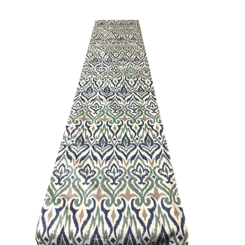 Decorative Ikat Patterned Table Runner 13"x 72"